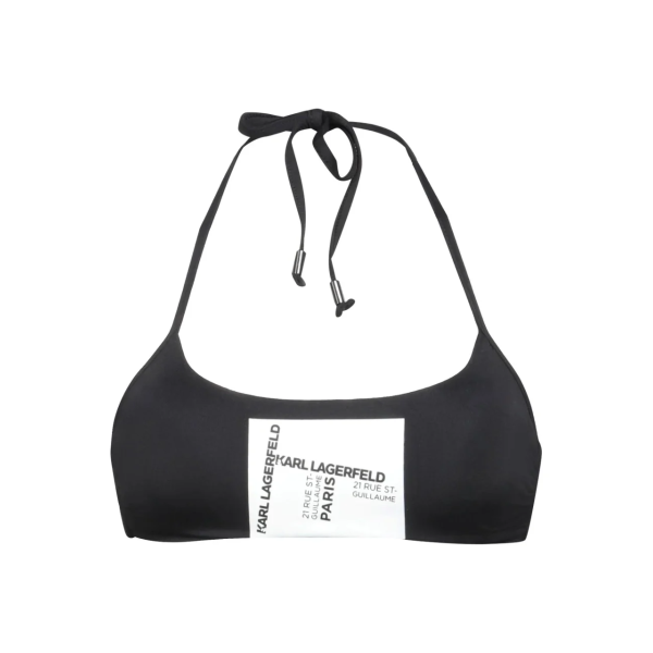 Karl Lagerfeld black bikini top