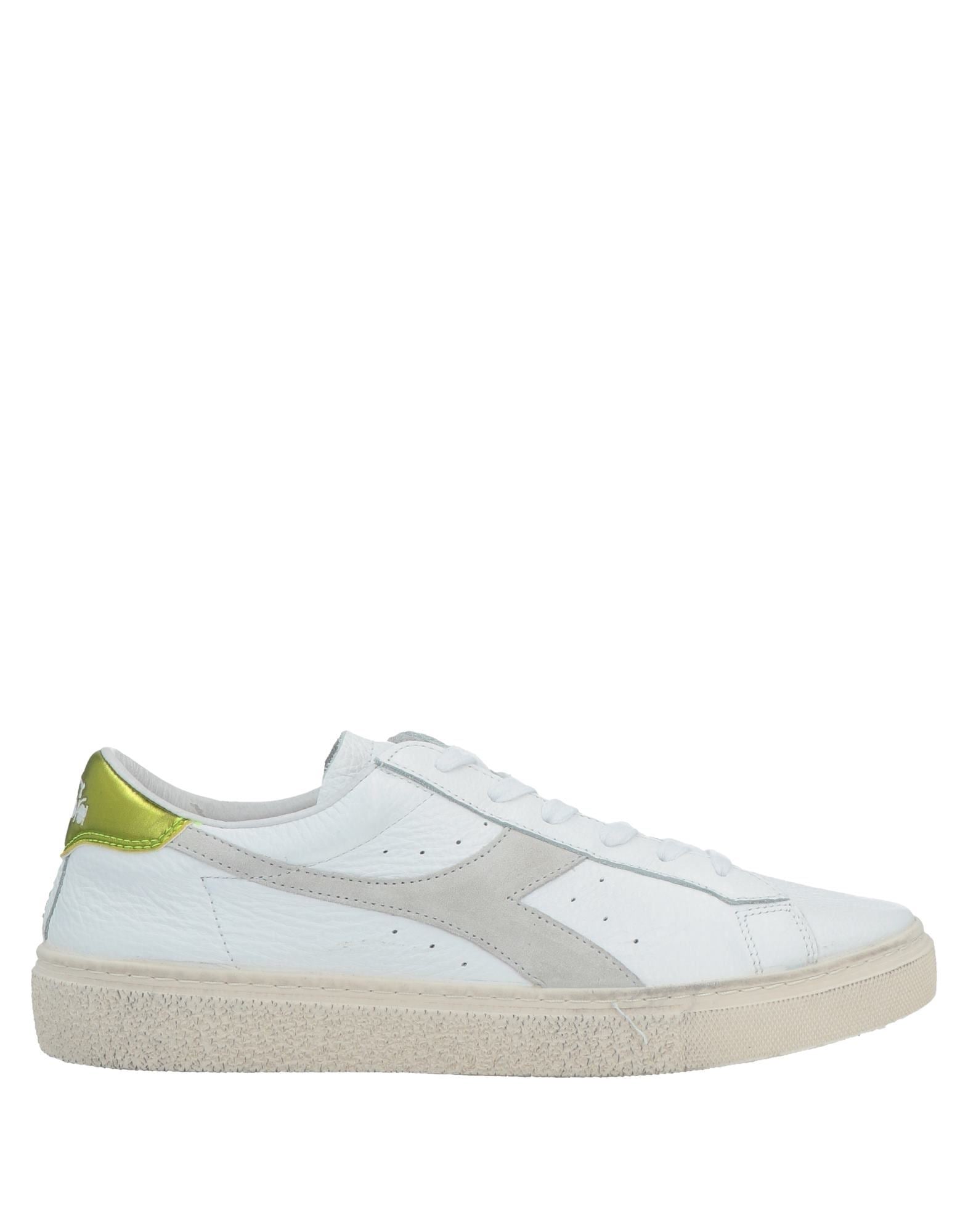 Sneakers albi din piele Diadora - imagine 2