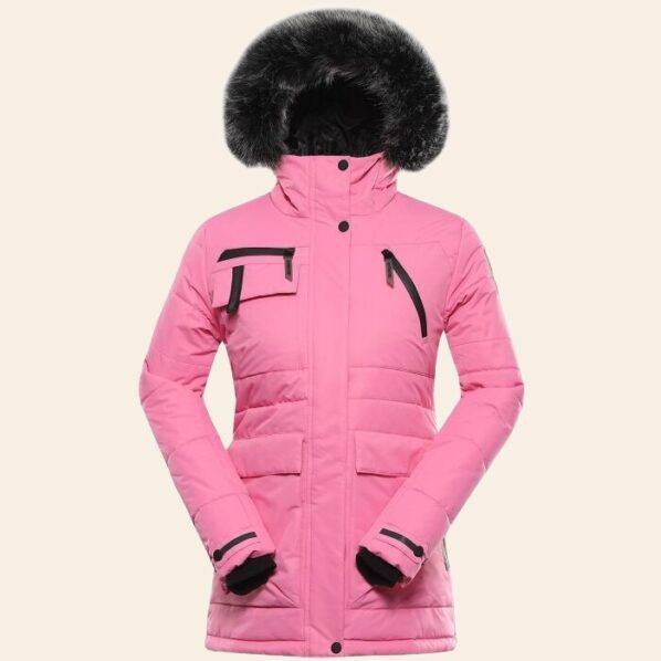 Geacă de iarnă roz damă Alpine Pro Werda