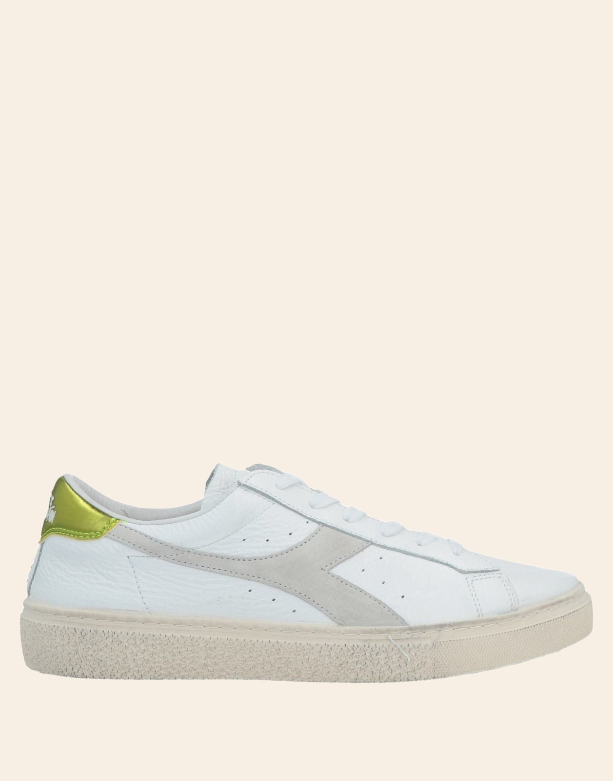 Sneakers albi din piele Diadora