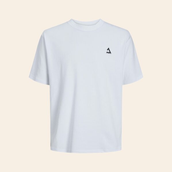 Tricou alb bărbați Jack & Jones JCOTRIANGLE